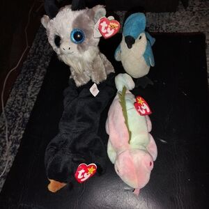 Ty Beanie Babies Plush Lot - Assorted Animals